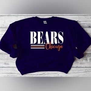 Bears striped crewneck - navy